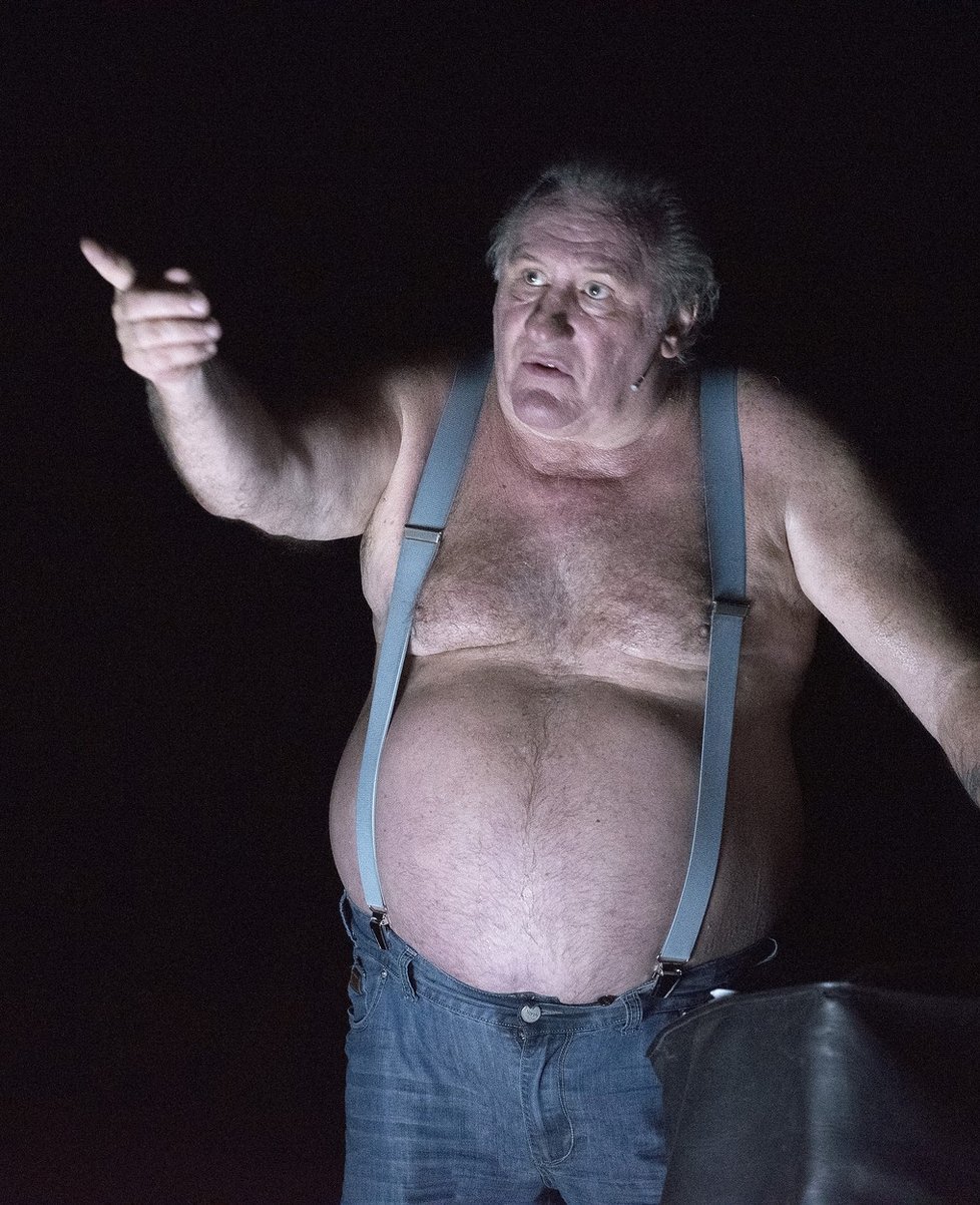 Gérard Depardieu hodně přibral.