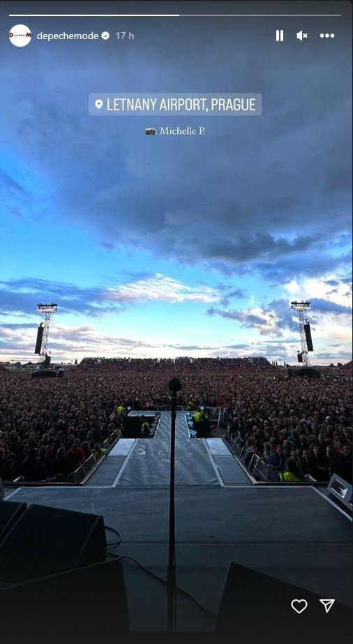 Kapela Depeche Mode: Pohled z pódia