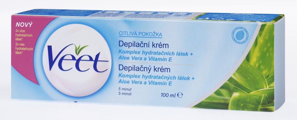 Depilační krém na citlivou pokožku, Veet, 149 Kč