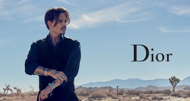 Johnny Depp se stal další slavnou tváří luxusního parfému