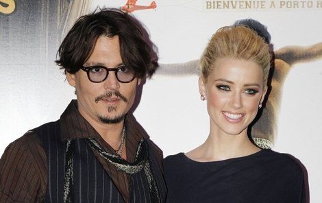 Johnny Depp se svou novou múzou Amber Heard.