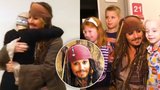 Johny Depp alias Jack Sparrow rozdával radost: V nemocnici rozplakal nemocné děti i lékaře