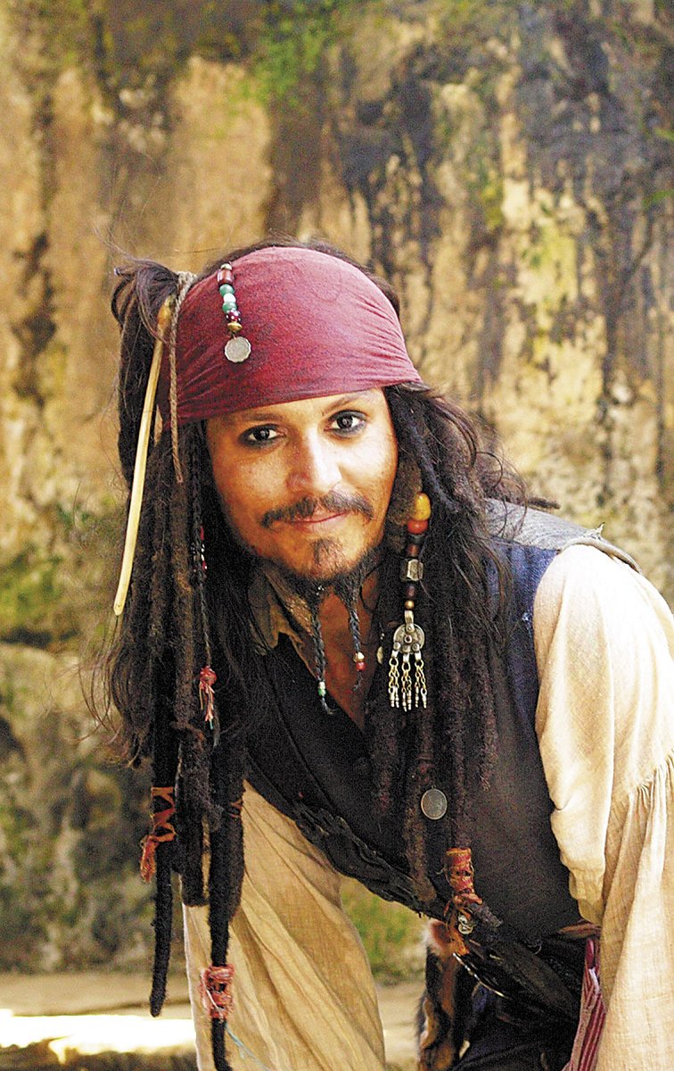 Jack Sparrow je oblíbená postava mnoha diváků