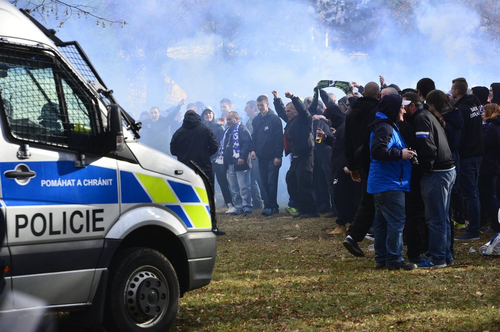 Nepokoje v Opavě pokračovaly i po skončení derby