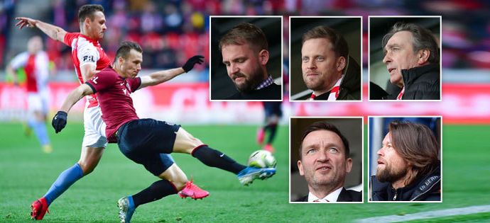 Nedělní derby pražských "S" si nenechala ujít celá řada osobností společenského i sportovního života