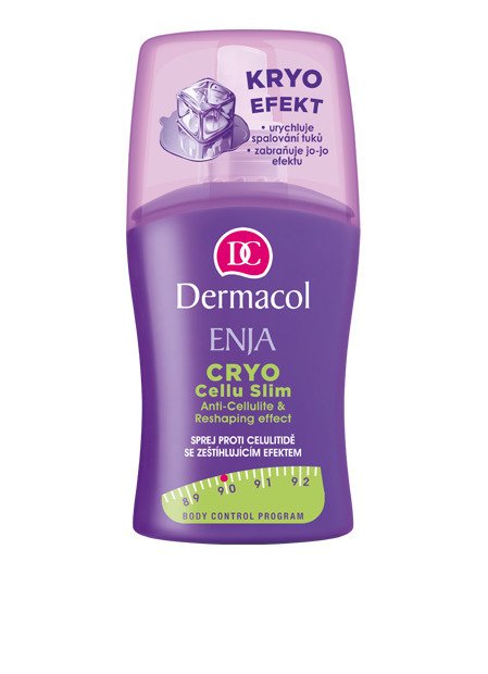 Dermacol Enja, sprej proti celulitidě se zeštíhlujícím efektem, 229 Kč, koupíte v síti drogerií nebo na www.dermacol.cz