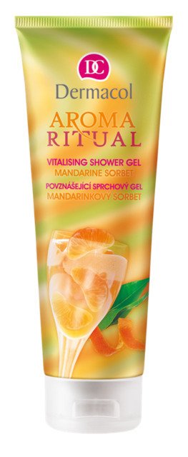 Dermacol Aroma Ritual, mandarinkový sorbet, 59 Kč (250 ml), koupíte na www.dermacol.cz nebo v prodejnách Dermacol