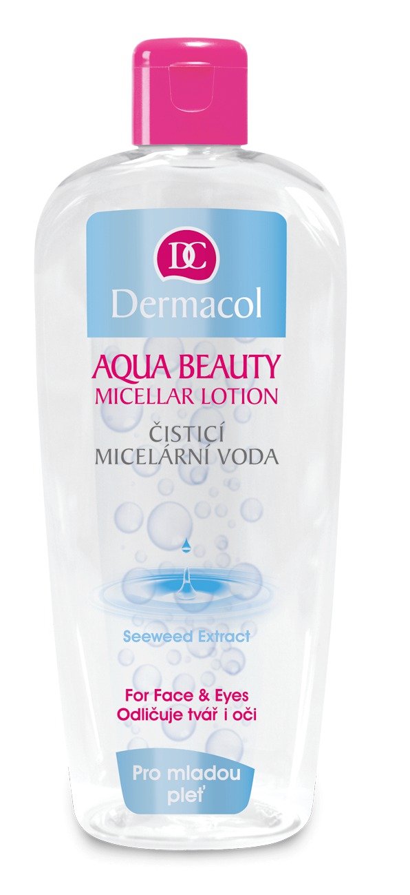 Čisticí micelární voda Aqua Beauty, Dermacol, 179 Kč (400 ml).