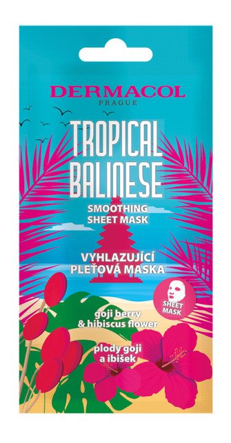 Vyhlazující textilní maska Tropical Balinese soothing sheet mask, Dermacol, 79 Kč