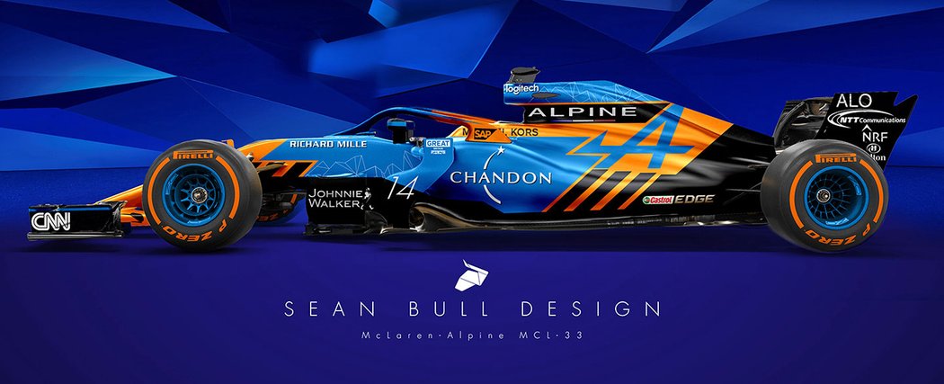 Mclaren Alpine 2018 Livery