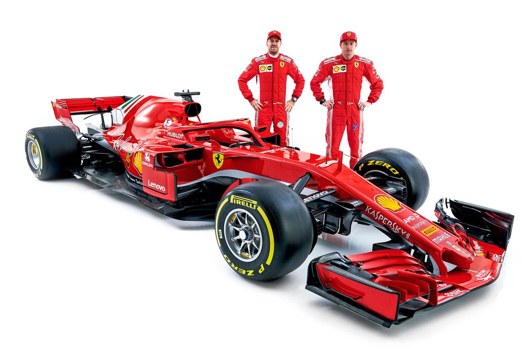 Ferrari SF71H, Kimi Räikkönen, Sebastian Vettel