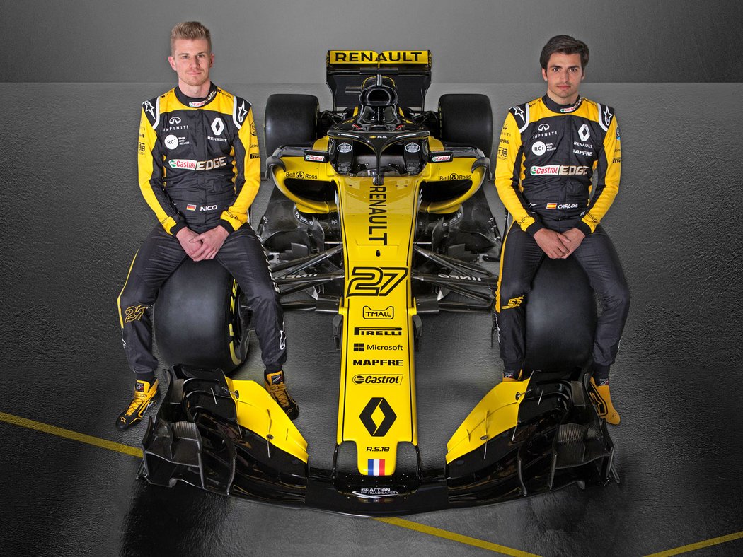 Renault R.S. 18, Nico Hülkenberg, Carlos Sainz