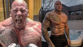 Kulturista, herec a nyní i boxer Martyn Ford. Přezdívá se mu „nejděsivější muž světa“, ale on na svém vzhledu vydělal jmění.