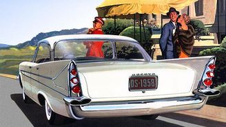 Obrovské, nahoru se zvedající zadní ploutve byly zakončeny trojicemi koncových světel. Obrovské, nahoru se zvedající zadní ploutve byly zakončeny trojicemi koncových světel.