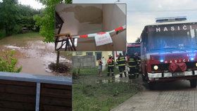 Bouřky ničily Olomoucko: Radnici vyplavil přívalový déšť, vítr lámal stromy.