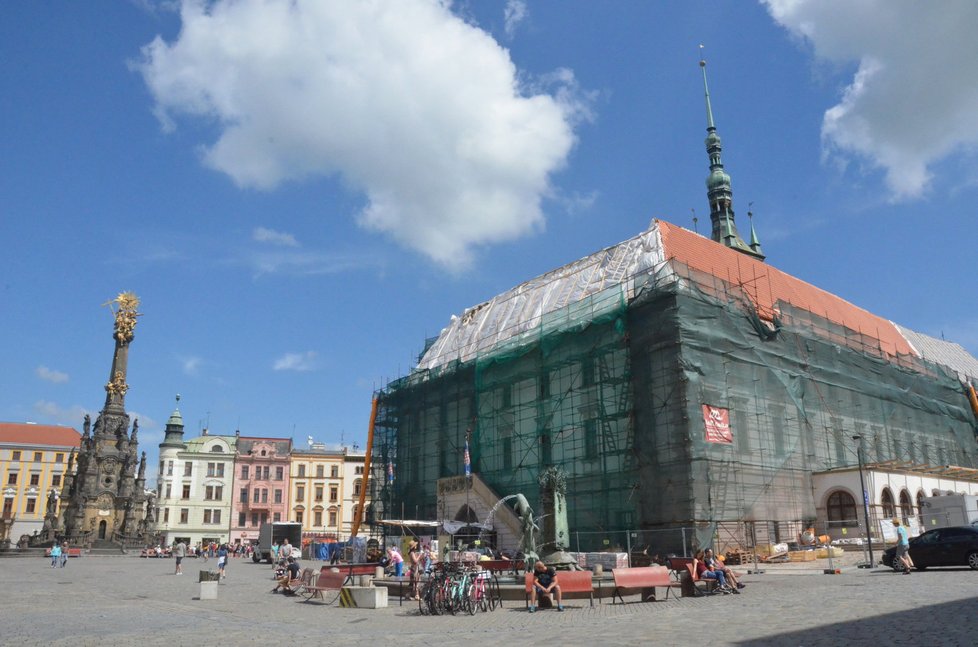 Bouřky ničily Olomoucko: Radnici vyplavil přívalový déšť, vítr lámal stromy.