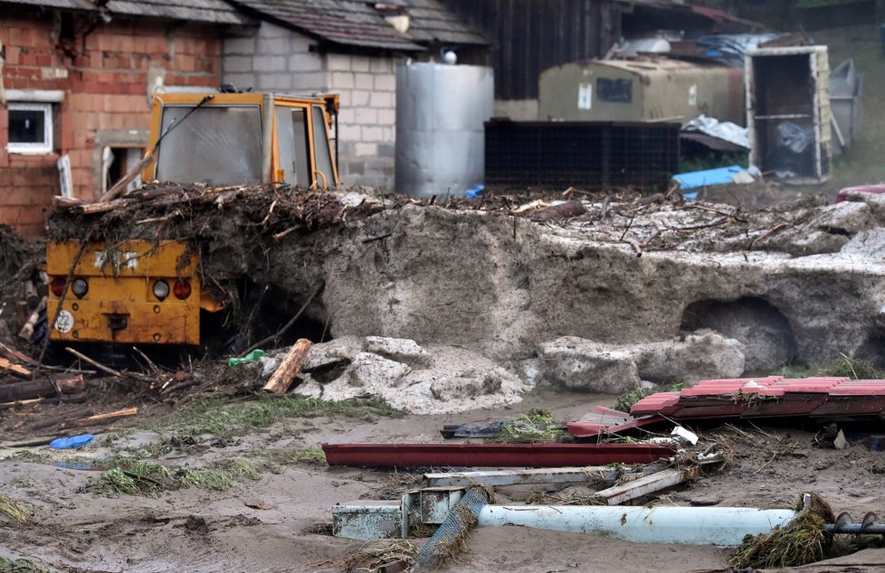 Brtnici na Jihlavsku zasáhly přívalové deště