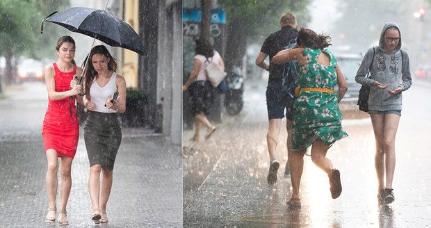 Lijáky vytápěly sklepy. Bouřky zasáhnou východ Česka i Prahu, sledujte radar