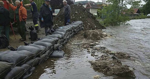Voda v Olomouci zatopila několik domů