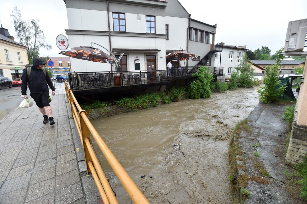 Česko sužují prudké deště (22. 5. 2019)