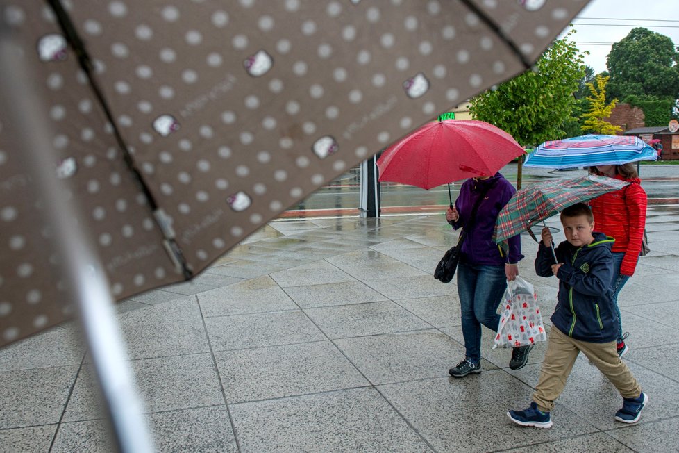 Česko sužují prudké deště (22. 5. 2019)