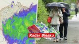 Do Česka dorazil déšť, vydatný nakonec nebude: Meteorologové zrušili výstrahu, sledujte radar Blesku