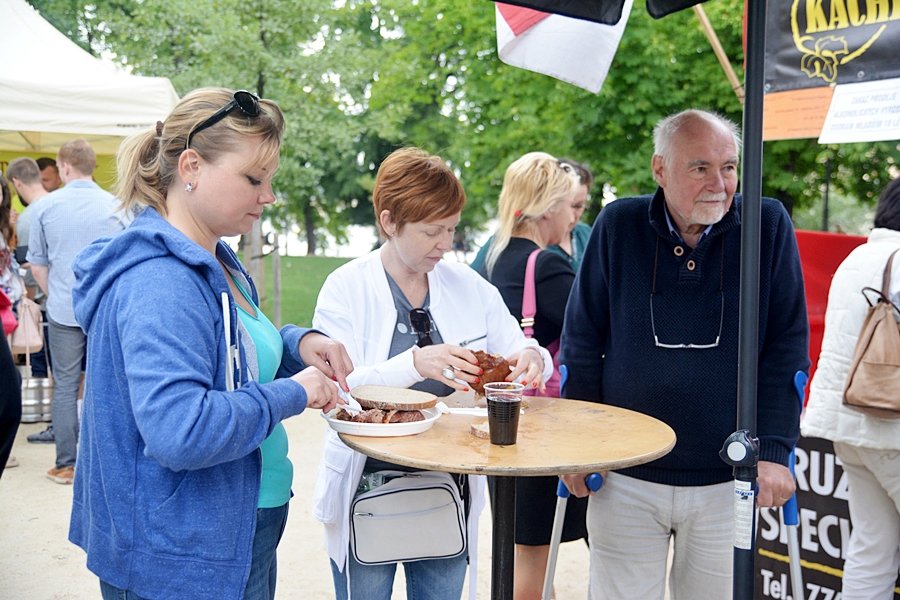 Obří piknik na Střeleckém ostrově zachvátil déšť.