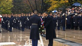 Baracka Obamu rozhodně déšť nerozhodí.