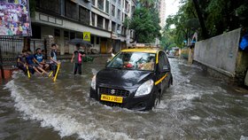 Prudké monzunové deště a záplavy v Indii (červenec 2024)