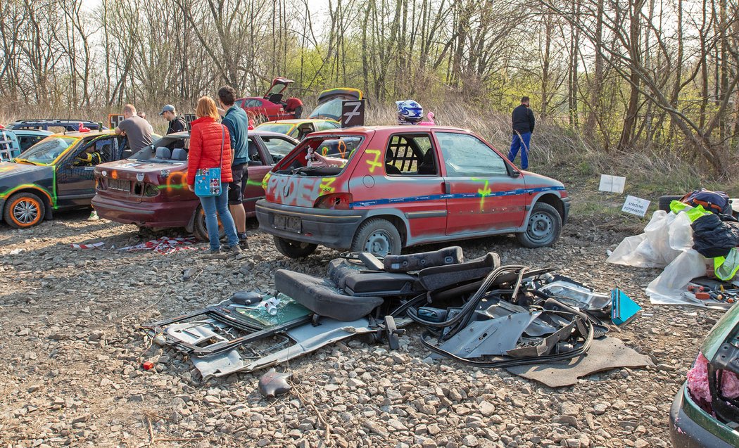 Podruhé na startu destrukčních závodů v Přelouči