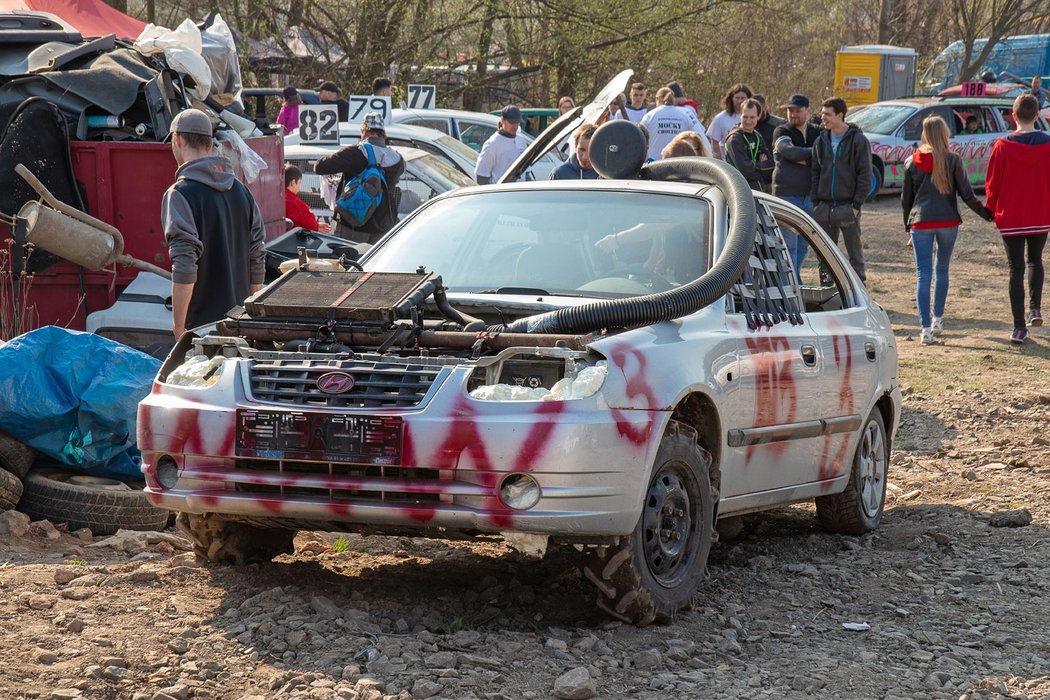 Podruhé na startu destrukčních závodů v Přelouči