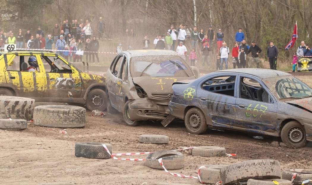 Podruhé na startu destrukčních závodů v Přelouči