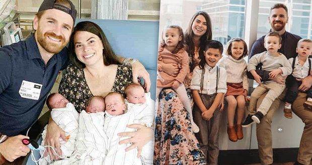 Rodiče adoptovali čtyři děti: Žena vzápětí otěhotněla s čtyřčaty!