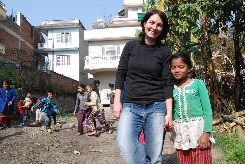 Michaela (30) zařídila dětem v Nepálu dětský domov.