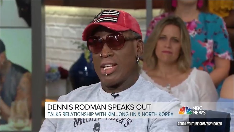 Dennis Rodman si pustil pusu na špacír a prozradil, že se Kim Čong-unovi narodila dcera.