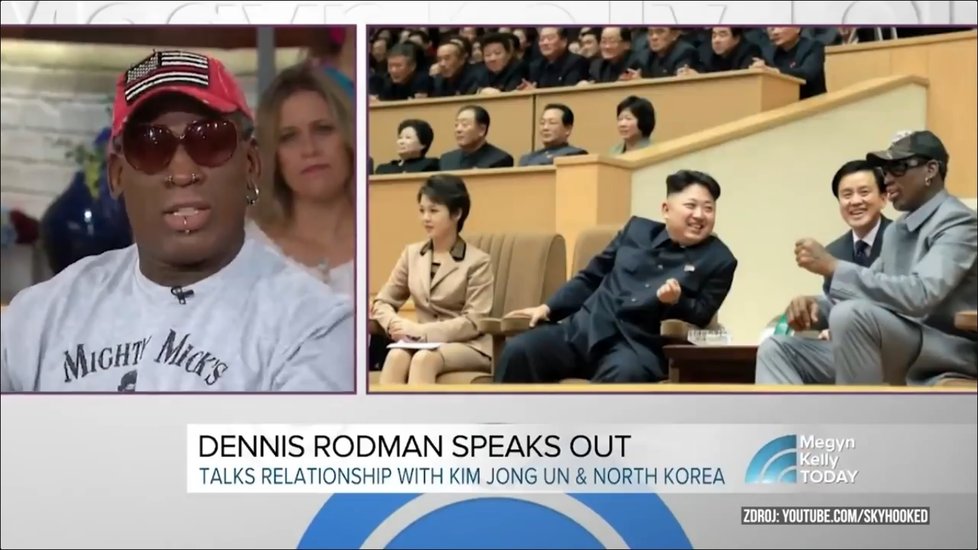 Dennis Rodman si pustil pusu na špacír a prozradil, že se Kim Čong-unovi narodila dcera.