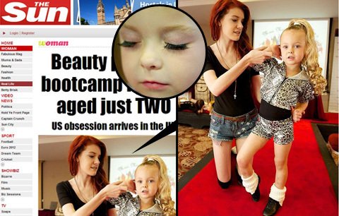 Šokující: Už i dvouleté holčičky podstupují kurzy krásy!