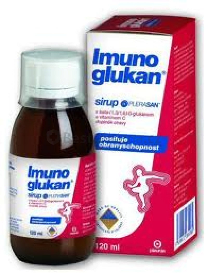 Imunoglukan, jako sirup pro menší děti a jako kapsle pro větší, obsahuje přírodní Imunoglukan® a vitamin C, přispívá k normální funkci imunitního systému, užívá se preventivně. 60 kapslí/60 dní na www.lekarna.cz za 509 korun