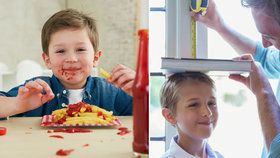 Děti, které se zdravě stravují, jsou vyšší (ilustrační foto).