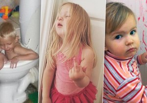 S dětmi je to někdy boj, rodiče si proto založili vlastní skupinu na Instagramu, kde se chlubí zlobícími ratolestmi.