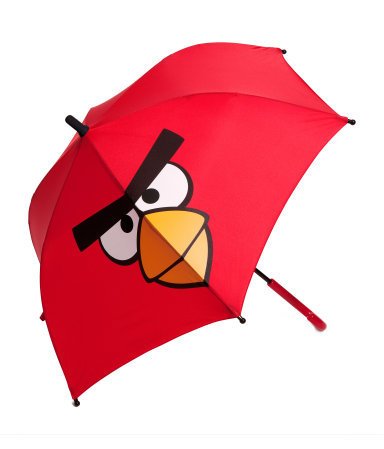 Deštník Angry birds, H&M, 179 Kč.