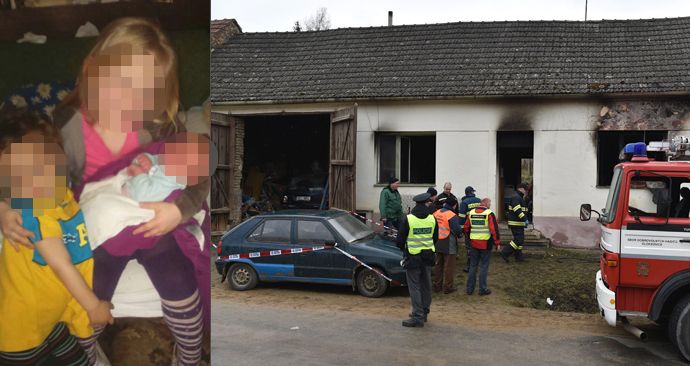 Při požáru staršího domku na Znojemsku zemřely dvě holčičky (†9 a (†1) a také jejich bráška (†4).