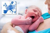 Češky patří k nejmladším prvorodičkám v EU. Kdy rodí další Evropanky?