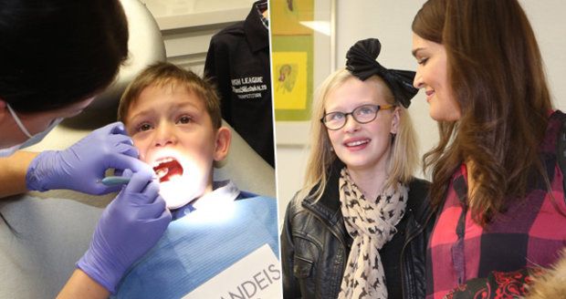 Celebrity dotáhly děti k zubaři: Čí syn zelenal strachy? A proč se dcera Bočanové nebojí?