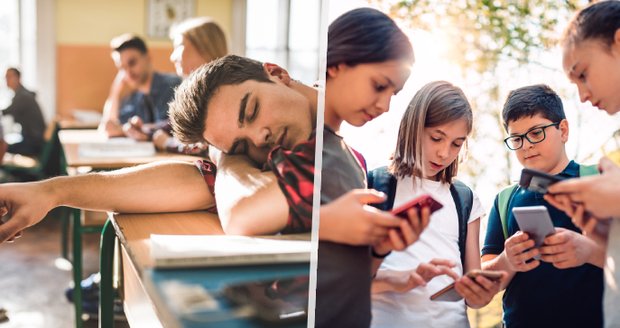 Čeští školáci málo spí, raději visí na mobilech. Experti varují před psychickými problémy i obezitou