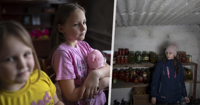 Východoukrajinské děti připravují sklepy pro případ dalšího útoku. Ve strachu žijí už 8 let
