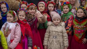 Ukrajinské děti v Kyjevě