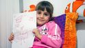 Reem, 6 let, Sýrie: Chci být dětská lékařka, abych jednou pomáhala dětem, jako jsem já.
