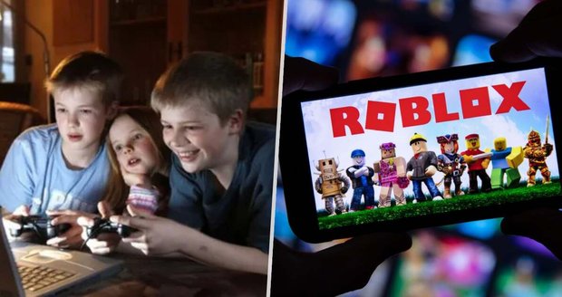 Děti hrající videohry
