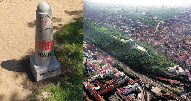 Střed Prahy se nenachází v centru města, ale v Žižkově na Balkáně. Souřednice konkrétně vychází na dětské hřiště.
